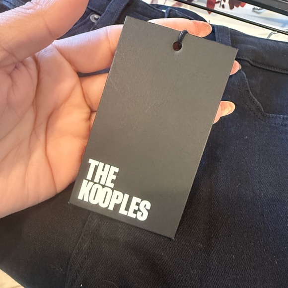 The kooples black slim-fit trousers - Picture 8 of 9